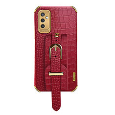 Handyhülle Hülle Luxus Leder Schutzhülle XD5 für Samsung Galaxy M52 5G Rot