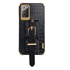 Handyhülle Hülle Luxus Leder Schutzhülle XD5 für Samsung Galaxy Note 20 5G Schwarz