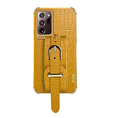 Handyhülle Hülle Luxus Leder Schutzhülle XD5 für Samsung Galaxy Note 20 Ultra 5G Gelb