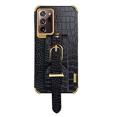 Handyhülle Hülle Luxus Leder Schutzhülle XD5 für Samsung Galaxy Note 20 Ultra 5G Schwarz