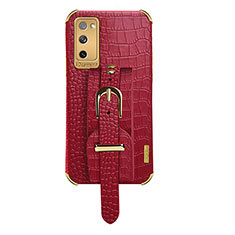 Handyhülle Hülle Luxus Leder Schutzhülle XD5 für Samsung Galaxy S20 FE (2022) 5G Rot