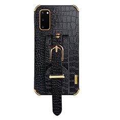 Handyhülle Hülle Luxus Leder Schutzhülle XD5 für Samsung Galaxy S20 Schwarz