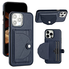 Handyhülle Hülle Luxus Leder Schutzhülle Y01B für Apple iPhone 14 Pro Blau