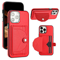 Handyhülle Hülle Luxus Leder Schutzhülle Y01B für Apple iPhone 14 Pro Max Rot