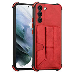 Handyhülle Hülle Luxus Leder Schutzhülle Y01B für Samsung Galaxy S21 FE 5G Rot