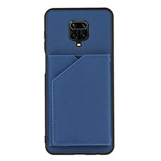 Handyhülle Hülle Luxus Leder Schutzhülle Y01B für Xiaomi Poco M2 Pro Blau