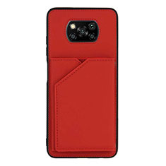 Handyhülle Hülle Luxus Leder Schutzhülle Y01B für Xiaomi Poco X3 NFC Rot
