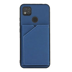 Handyhülle Hülle Luxus Leder Schutzhülle Y01B für Xiaomi Redmi 10A 4G Blau