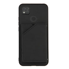 Handyhülle Hülle Luxus Leder Schutzhülle Y01B für Xiaomi Redmi 9C NFC Schwarz