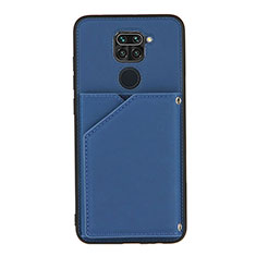 Handyhülle Hülle Luxus Leder Schutzhülle Y01B für Xiaomi Redmi Note 9 Blau