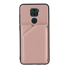 Handyhülle Hülle Luxus Leder Schutzhülle Y01B für Xiaomi Redmi Note 9 Rosegold