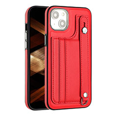 Handyhülle Hülle Luxus Leder Schutzhülle Y02B für Apple iPhone 14 Rot