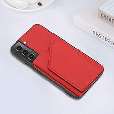 Handyhülle Hülle Luxus Leder Schutzhülle Y02B für Samsung Galaxy S22 5G Rot