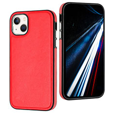 Handyhülle Hülle Luxus Leder Schutzhülle Y03B für Apple iPhone 14 Rot