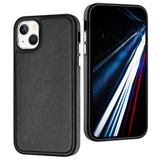 Handyhülle Hülle Luxus Leder Schutzhülle Y03B für Apple iPhone 14 Schwarz