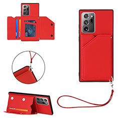 Handyhülle Hülle Luxus Leder Schutzhülle Y03B für Samsung Galaxy Note 20 Ultra 5G Rot