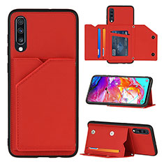 Handyhülle Hülle Luxus Leder Schutzhülle Y04B für Samsung Galaxy A70 Rot
