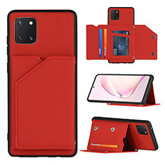 Handyhülle Hülle Luxus Leder Schutzhülle Y04B für Samsung Galaxy A81 Rot