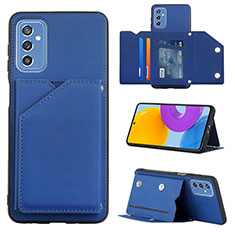 Handyhülle Hülle Luxus Leder Schutzhülle Y04B für Samsung Galaxy M52 5G Blau