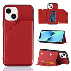Handyhülle Hülle Luxus Leder Schutzhülle Y05B für Apple iPhone 14 Plus Rot