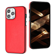 Handyhülle Hülle Luxus Leder Schutzhülle Y07B für Apple iPhone 13 Pro Rot