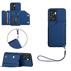 Handyhülle Hülle Luxus Leder Schutzhülle YB1 für OnePlus Nord N300 5G Blau
