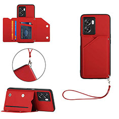 Handyhülle Hülle Luxus Leder Schutzhülle YB1 für Realme Narzo 50 5G Rot