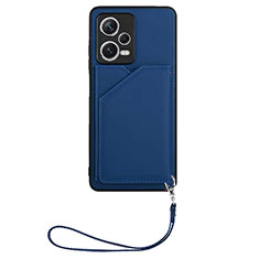 Handyhülle Hülle Luxus Leder Schutzhülle YB1 für Xiaomi Redmi Note 12 Explorer Blau