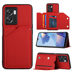 Handyhülle Hülle Luxus Leder Schutzhülle YB2 für OnePlus Nord N300 5G Rot