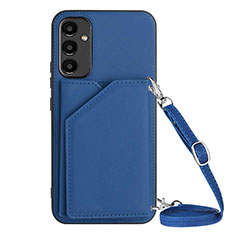 Handyhülle Hülle Luxus Leder Schutzhülle YB3 für Samsung Galaxy A25 5G Blau