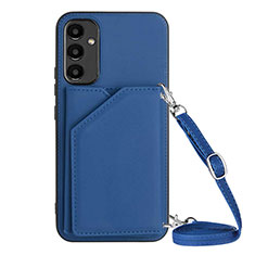 Handyhülle Hülle Luxus Leder Schutzhülle YB3 für Samsung Galaxy A54 5G Blau