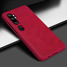 Handyhülle Hülle Luxus Leder Schutzhülle Z01 für Xiaomi Mi Note 10 Rot
