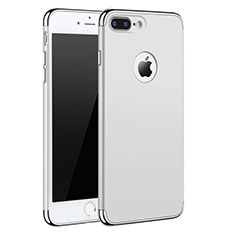 Handyhülle Hülle Luxus Metall Rahmen und Kunststoff F05 für Apple iPhone 7 Plus Weiß