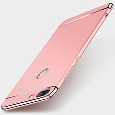 Handyhülle Hülle Luxus Metall Rahmen und Kunststoff für Huawei Honor 9 Lite Rosa