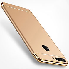 Handyhülle Hülle Luxus Metall Rahmen und Kunststoff für Huawei Honor V9 Gold
