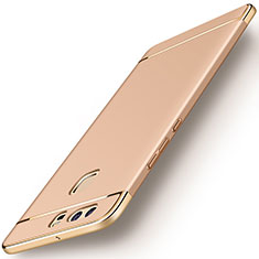 Handyhülle Hülle Luxus Metall Rahmen und Kunststoff für Huawei P9 Gold