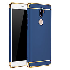 Handyhülle Hülle Luxus Metall Rahmen und Kunststoff für Xiaomi Mi 5S Plus Blau