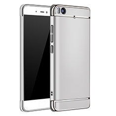 Handyhülle Hülle Luxus Metall Rahmen und Kunststoff für Xiaomi Mi 5S Silber