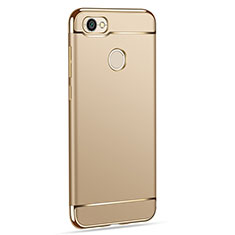 Handyhülle Hülle Luxus Metall Rahmen und Kunststoff für Xiaomi Redmi Note 5A Pro Gold