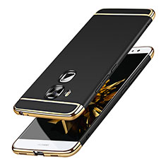 Handyhülle Hülle Luxus Metall Rahmen und Kunststoff M01 für Huawei G9 Plus Schwarz