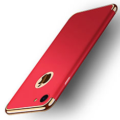 Handyhülle Hülle Luxus Metall Rahmen und Kunststoff M02 für Apple iPhone SE (2020) Rot