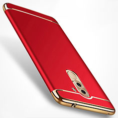 Handyhülle Hülle Luxus Metall Rahmen und Kunststoff M02 für Huawei GR5 (2017) Rot