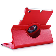 Handyhülle Hülle Rotierende Tasche Leder für Apple iPad Mini 3 Rot