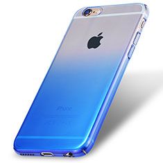 Handyhülle Hülle Schutzhülle Durchsichtig Farbverlauf für Apple iPhone 6 Blau