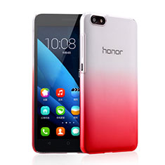 Handyhülle Hülle Schutzhülle Durchsichtig Farbverlauf für Huawei Honor 4X Rosa