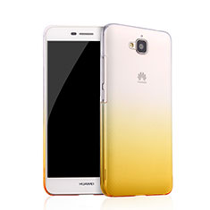 Handyhülle Hülle Schutzhülle Durchsichtig Farbverlauf für Huawei Y6 Pro Gelb
