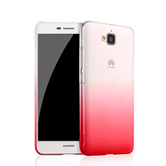 Handyhülle Hülle Schutzhülle Durchsichtig Farbverlauf für Huawei Y6 Pro Rosa