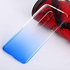 Handyhülle Hülle Schutzhülle Durchsichtig Farbverlauf für Motorola Moto X Style Blau