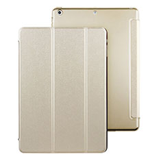 Handyhülle Hülle Stand Tasche Leder für Apple iPad Air Gold