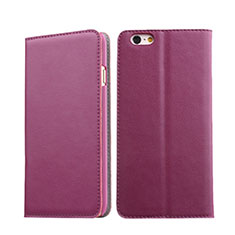 Handyhülle Hülle Stand Tasche Leder für Apple iPhone 6S Violett